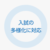 入試の多様化に対応