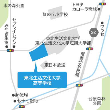 周辺拡大マップを図で紹介しています