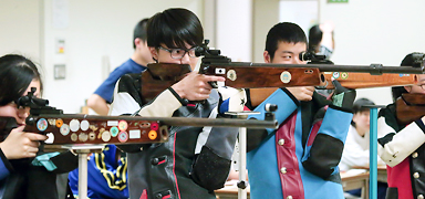 ライフル射撃同好会の写真を紹介